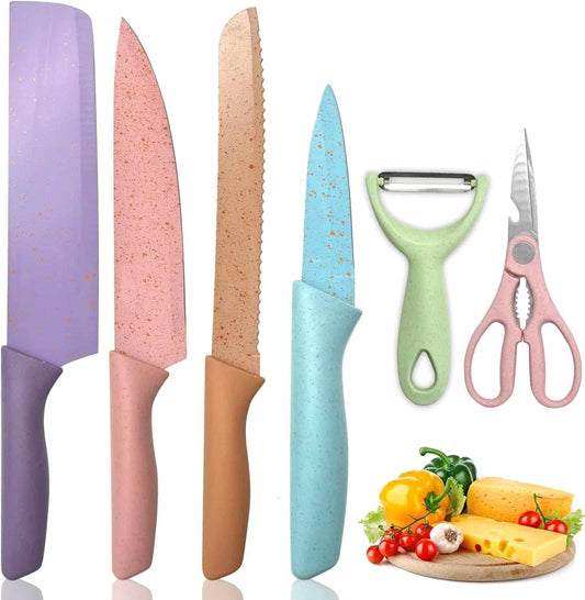 Premium 6-Piece Kitchen Knife Set – Sharp & Durable
