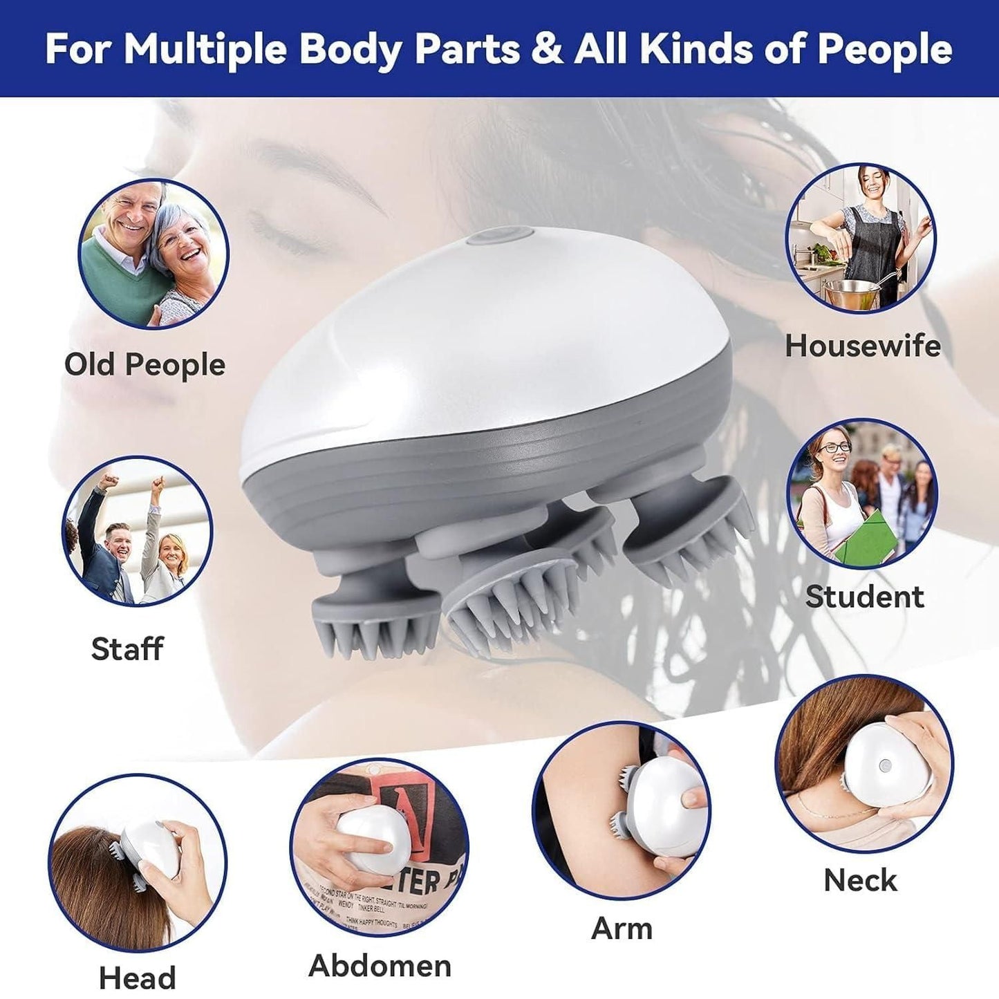 All-in-One Electric Head & Body Massager