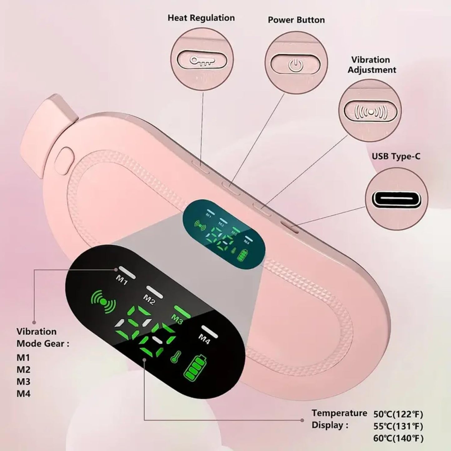 Portable Period Cramp Relief Massager